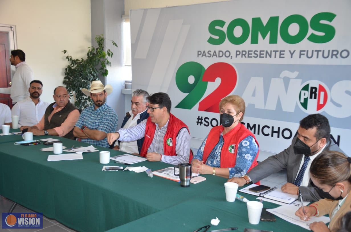 PRI mantiene firme su compromiso con las y los michoacanos