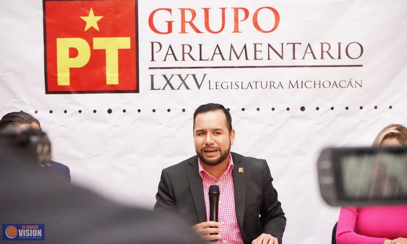 Transparencia y eficacia, serán los sellos del PT en el Congreso de Michoacán: Reyes Galindo