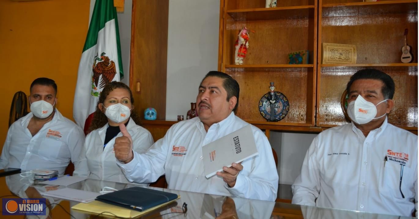 Comisión Ejecutiva del SNTE sección 18 Michoacán se mantiene al frente del sindicato