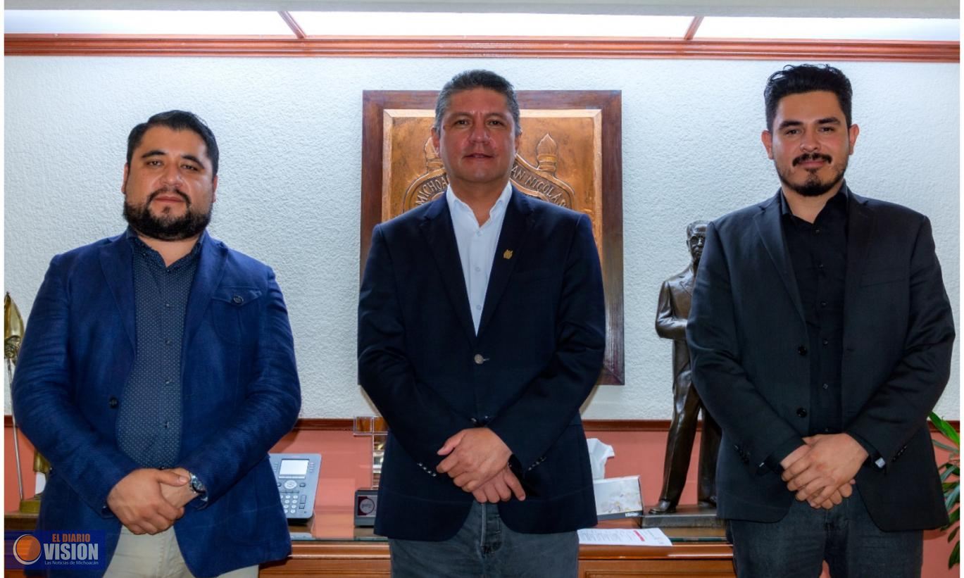 Delinean acciones de colaboración entre la UMSNH y el Instituto Registral y Catastral de Michoacán  