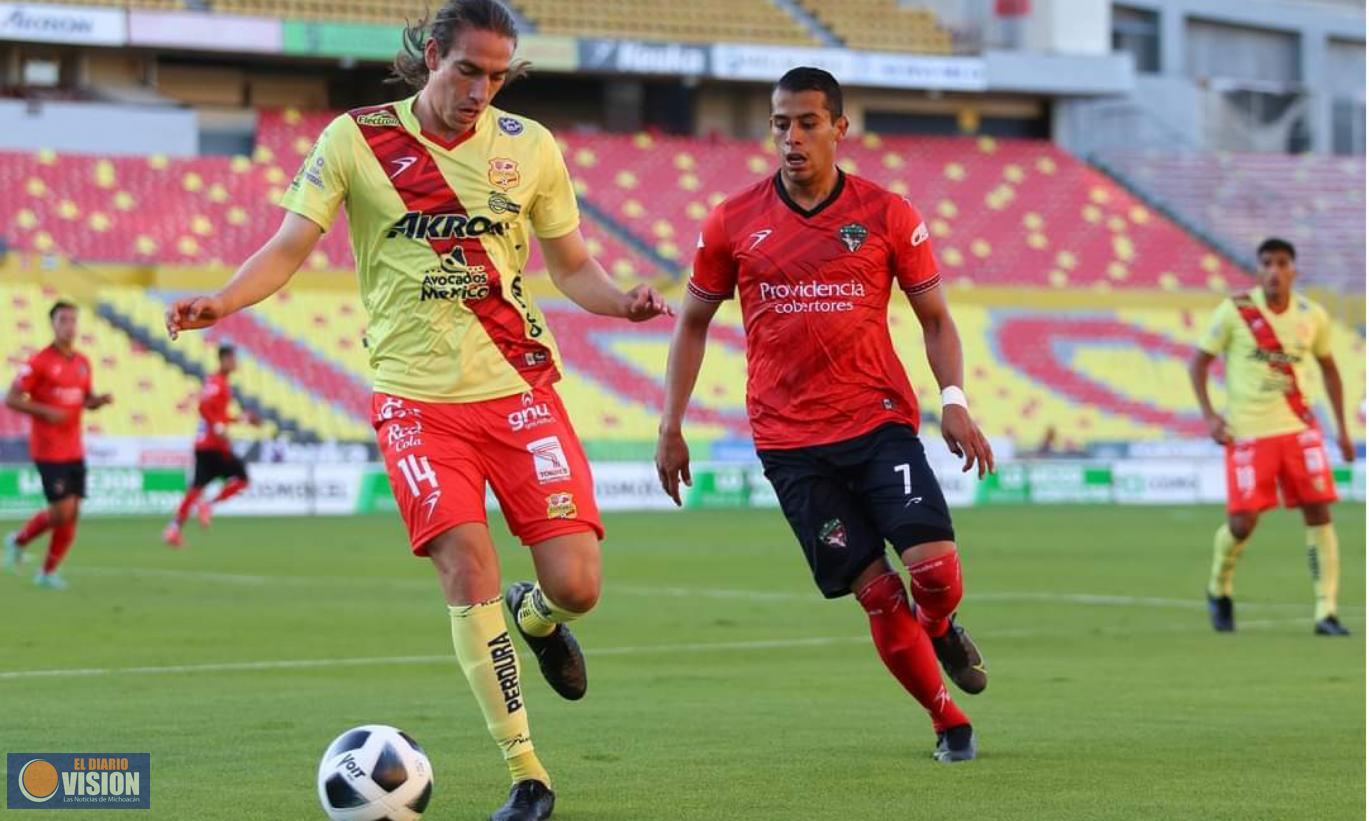 Tlaxcala FC le propina su segunda derrota consecutiva en casa al Atlético Morelia