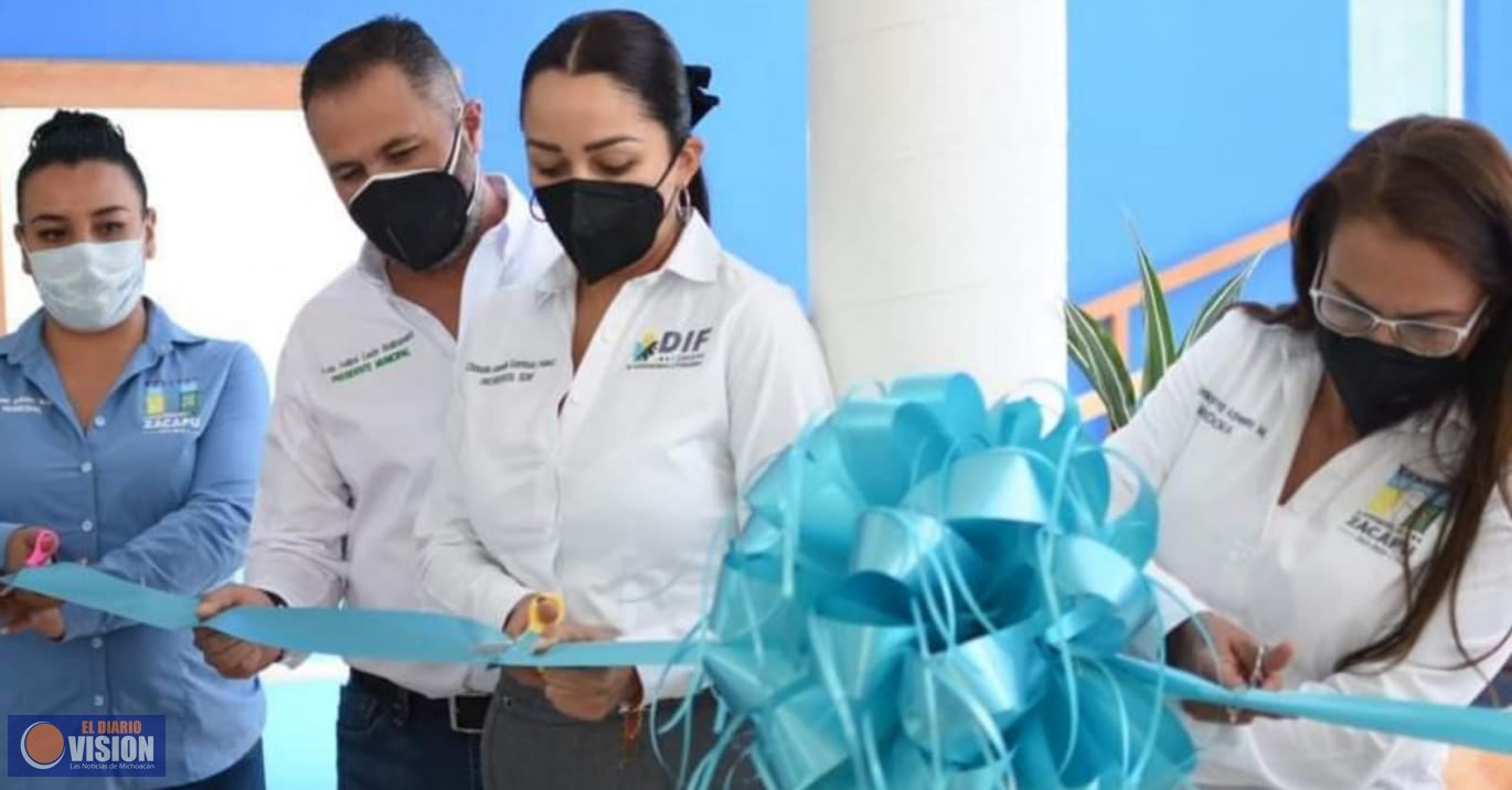 Alcalde de Zacapu inauguró instalaciones de la Unidad Básica de Rehabilitación