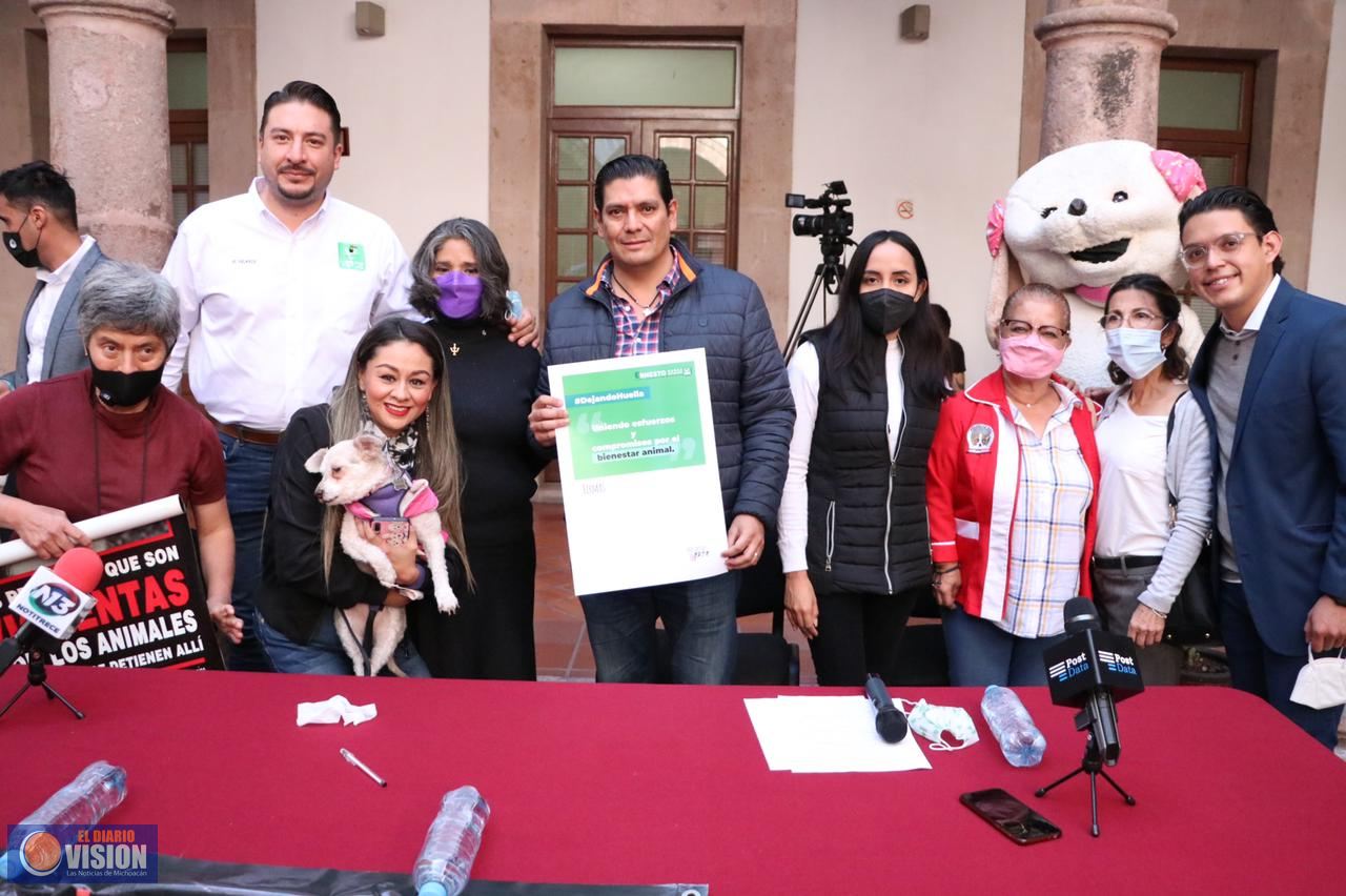 Impulsa Ernesto Núñez bancada animalista desde el Congreso de Michoacán