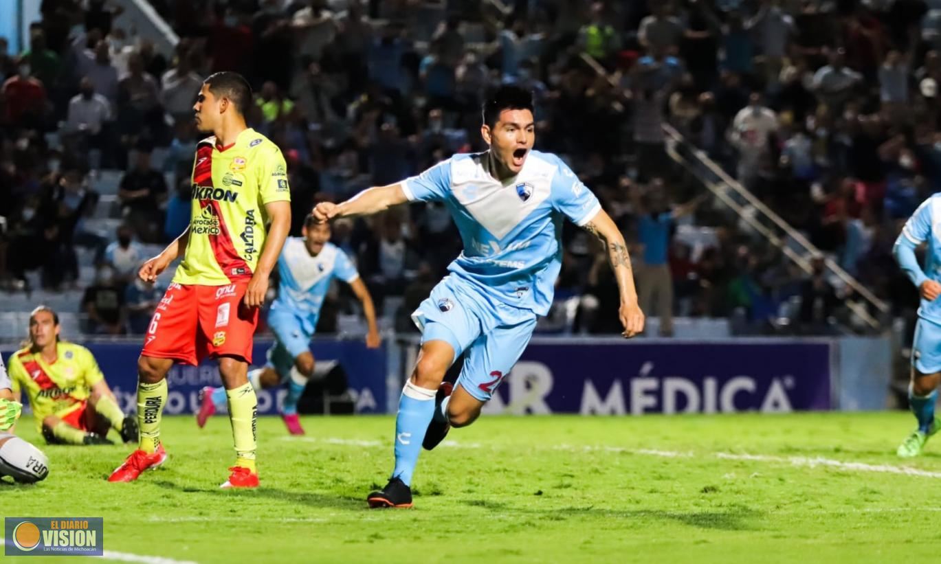 TM Futbol Club le arrebata el triunfo al Atlético Morelia en la ida de los Cuartos de Final