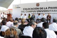 2. LGR y SFZ Colocan primera piedra del campus universitario 