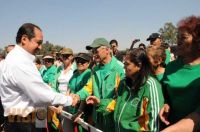 2. Inauguró LGR la rehabilitación de la pista de atletismo