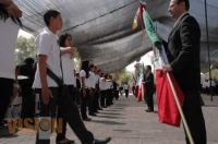 2. Preside Leonel Godoy la Ceremonia de Abanderamiento de las Escoltas de Telebachillerato