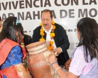 3.- El Gobernador Leonel Godoy sostiene un amplio encuentro con la Comunidad Nahuatl 