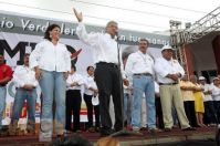 AMLO y candidatos del PRD, PT y Movimiento Ciudadano