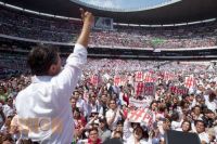 Aspecto de simpatizantes de EPN