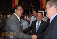 Encuentro entre el Presidente Municipal Nocetti y el edil electo, Wilfrido Lázaro