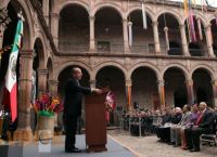 Fausto Vallejo y el Presidente