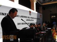 Rinde primer informe diputado