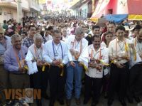 en el corte de liston inaugural de la feria del geranio 2013