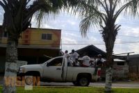 Grupos de Autodefensas entrando al municipio