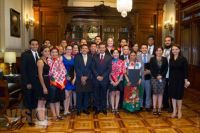 EPN con jóvenes galardonados