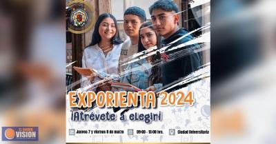 Atrévete a elegir!, Exporienta de la UMSNH este 7 y 8 de marzo