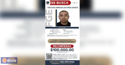 Ofrecen recompensa para la detención presunto responsable del homicidio de Saúl R.