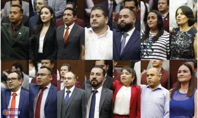 Ante el Pleno de la 75 Legislatura, rinden protesta 14 alcaldes provisionales