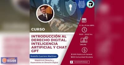 Todo listo, para curso de Introducción al Derecho Digital en la UM