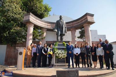 Gobierno Municipal encabeza CCXVIII aniversario del natalicio de Benito Juárez 