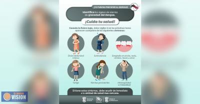 Recomienda SSM extremar precauciones para el control del dengue