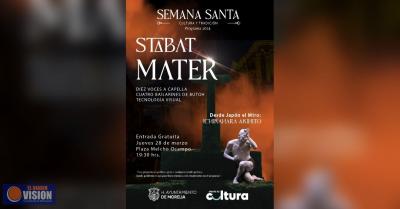 Semana Santa en Morelia ofrecerá conciertos, exposiciones y talleres