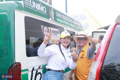 Con Araceli Saucedo celebra población el inminente triunfo de la paz en México