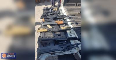 Policía Morelia interviene en filmación que portaban réplicas de armas de fuego