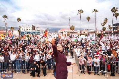 Mayor inversión para Baja California: Claudia Sheinbaum