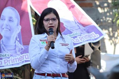 Solicita Carolina Rangel confrontación de ideas en debate del INE