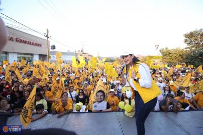 Jacona es muestra de que ya queremos un cambio y que estamos listos para lograrlo: Araceli Saucedo