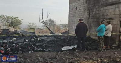 Adulta mayor y 6 menores mueren tras incendio de domicilio en Lomas de La Aldea 