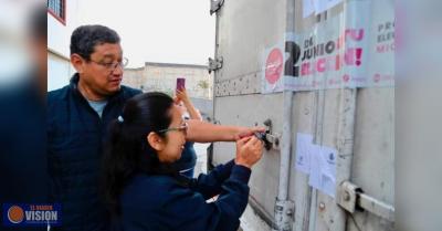 Instituto Electoral de Michoacán: llegan boletas electorales.