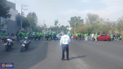 Conoce las cierres viales y rutas alternas por manifestaciones en Morelia