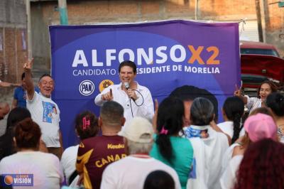 Alfonso Martínez consolida el voto en La Quemada y Mirador del Poniente