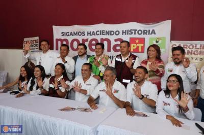 Acuerdos entre candidatos, confirman consolidación de la colación Sigamos Haciendo Historia