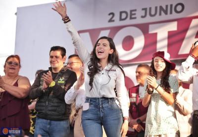 Bugarini y Torres Piña auguran voto masivo a Morena, ganarán Morelia con carro completo