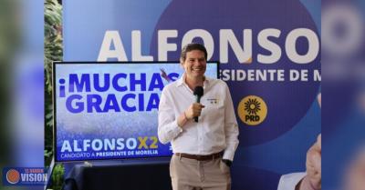 Mi compromiso es con las y los morelianos: Alfonso Martínez