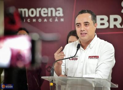 Resultados de gobierno de Bedolla,  claves para triunfo contundente de Morena en Michoacán: Celis