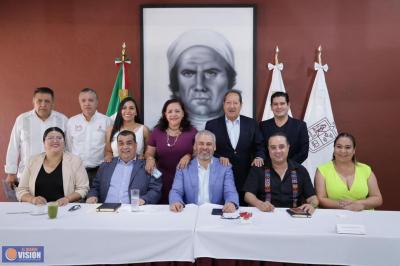 Bedolla y diputados federales electos acuerdan gestionar rehabilitación carretera