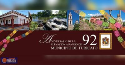 Organizan eventos para celebrar 92 Aniversario de Elevación a Municipio de Turicato