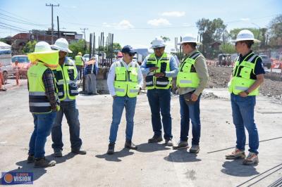 Paso superior vehicular de Villas del Pedregal beneficiará a mas de 40 mil personas