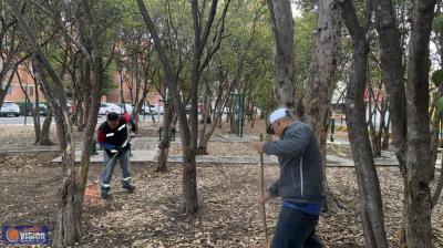 Realizan jornada de limpieza integral en la colonia Cosmos