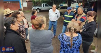 Herminio Loya, atiende necesidades de 3 colonias de la Zona Oriente de Uruapan