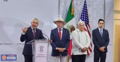 Ken Salazar, el Embajador que madruga, para admirar el amanecer del Nuevo Michoacán