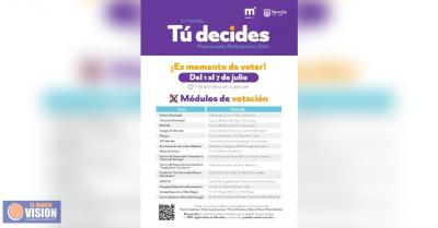 Vota por el mejor proyecto en el Presupuesto Participativo 2024