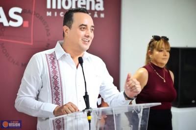 Relevos en gobierno refuerzan proyectos para el desarrollo de Michoacán: JP Celis