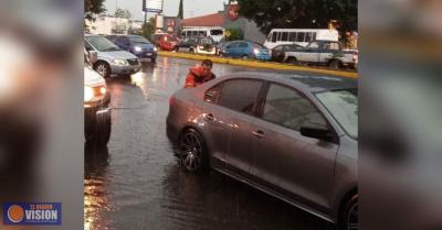 Despliega PC operativo de atención ante inundaciones en Morelia