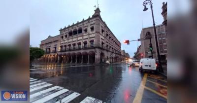 Reporta SMN lluvias intensas para Morelia